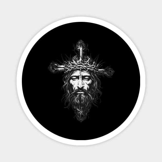 Jesus Christ the Light of the World Magnet by animegirlnft